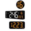 16 Inch Large Digital Wall Clock TEMP Date Week with Remote Control Timer Countdown Table Clock 2 Alarm 12/24H Wall-mounted LED Clock