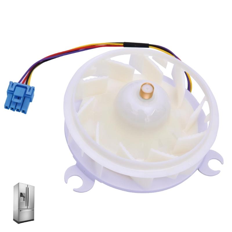12V 4Pin Refrigerator Fan Motor Assembly For EAU63503709 EAU62863005 EAU65089706 Cooling Replacement Housing