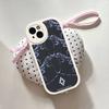 Capa de Celular M-MARCELO B-BURLON Para IPhone 16 15 14 13 12 11 Pro Max Plus Couro Capa Macia