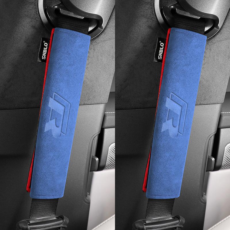 2 Uds Funda Para Cinturón De Seguridad De Fibra De Carbono Hombreras Para VW Volkswagen R RLine GTI GTD Golf 6 7 5 4 3 2 8 MK4