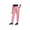 Adidas Originals Solid Color Pocket Logo Label Drawstring Cuff Sports Pants Women Bottoms Pink HL9068