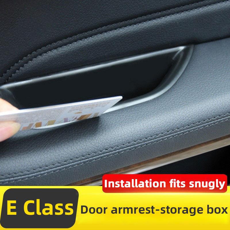 Car Front Rear Door Armrest Handle Storage Box Interior Trim For Mercedes Benz E Class W212 2010 2011 2012 2013 2014 2015 2016