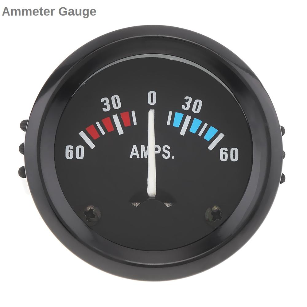 

Универсальный 2-дюймовый 52-миллиметровый автомобильный амперметр, вольтметр 60-0-60 ампер, вольтметр для лодки, грузовика, квадроцикла, амперметр, измерительный прибор для автомобилей