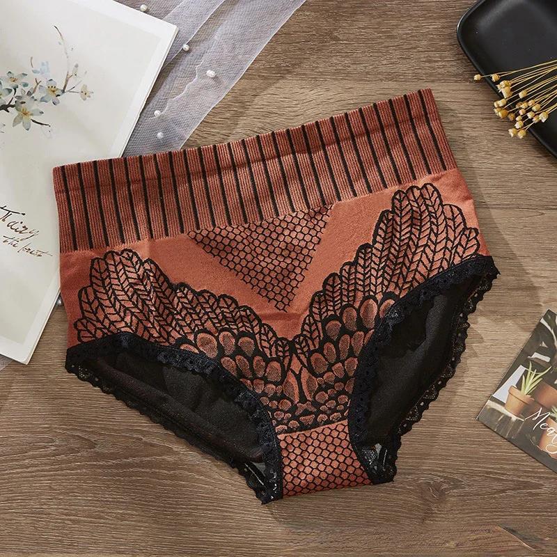 Leak Proof Menstrual Period Panties Briefs High Waist Butt Lifter Polyester Graphene Panties Seamless Underwear for Women