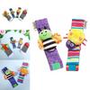 Lamaze Rattle Set Beautiful Baby Sensory Toy Cozy Socks And Soft Plush Wrist Rattles
