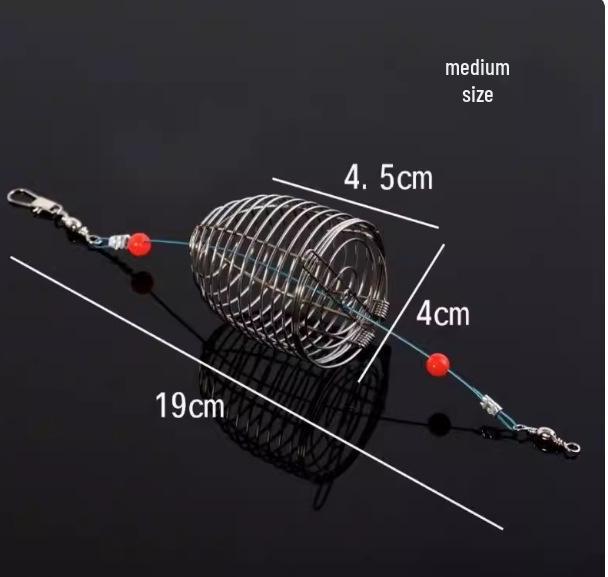 Stainless Steel Fishing Bait Cage - Tackle Accessory