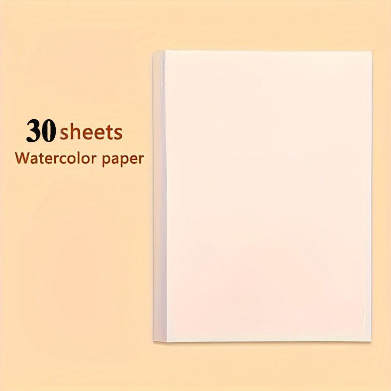 

30 листов акварельной бумаги, 5,8*8,3 дюйма, 140 фунтов/300 GSM, белая акварельная бумага для живописи, рисования, художественного дневника, профессиональное художественное качество