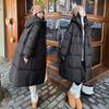 Women's Long Over Knee Thiened Down Cotton Jaet Bread Sle Loose Fit Winter New Sle Korean Version Coat Outerwear