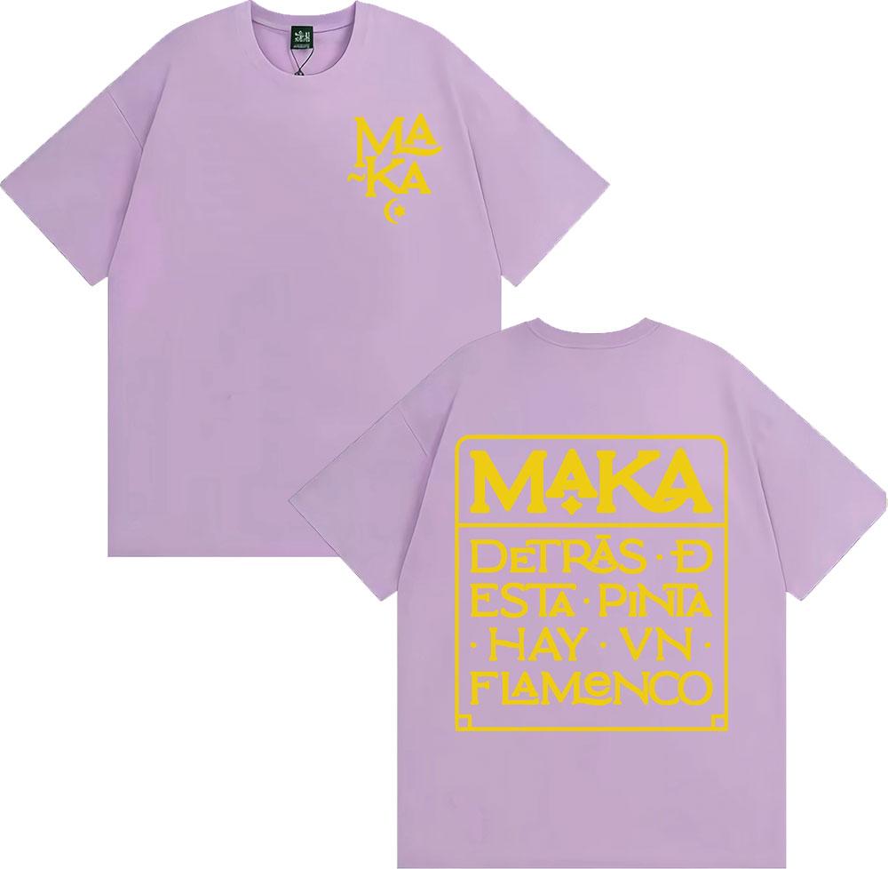 Rapper Maka Detras Desta Pinta Hay Vn Flamenco Printed T Shirts Men Women Vintage Hip Hop High Quality Cotton T-shirt Streetwear