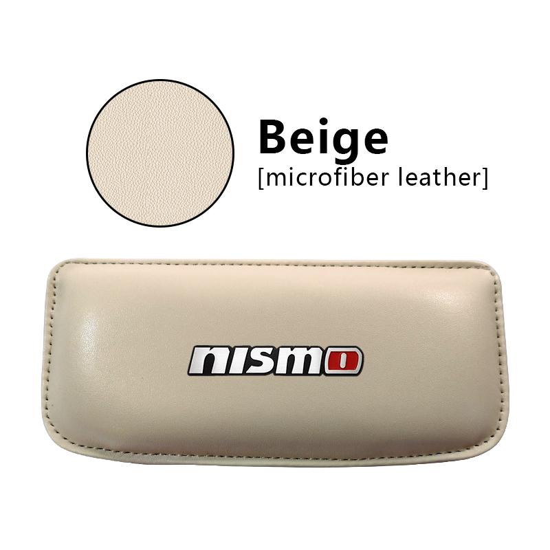 

1 шт. Наколенник для автомобиля, подушка для интерьера, удобная подушка, подголовник с памятью для Nissan Nismo X-Trail T32 T31 Qashqai Tiida Teana, стайлинг автомобиля nismo бежевый