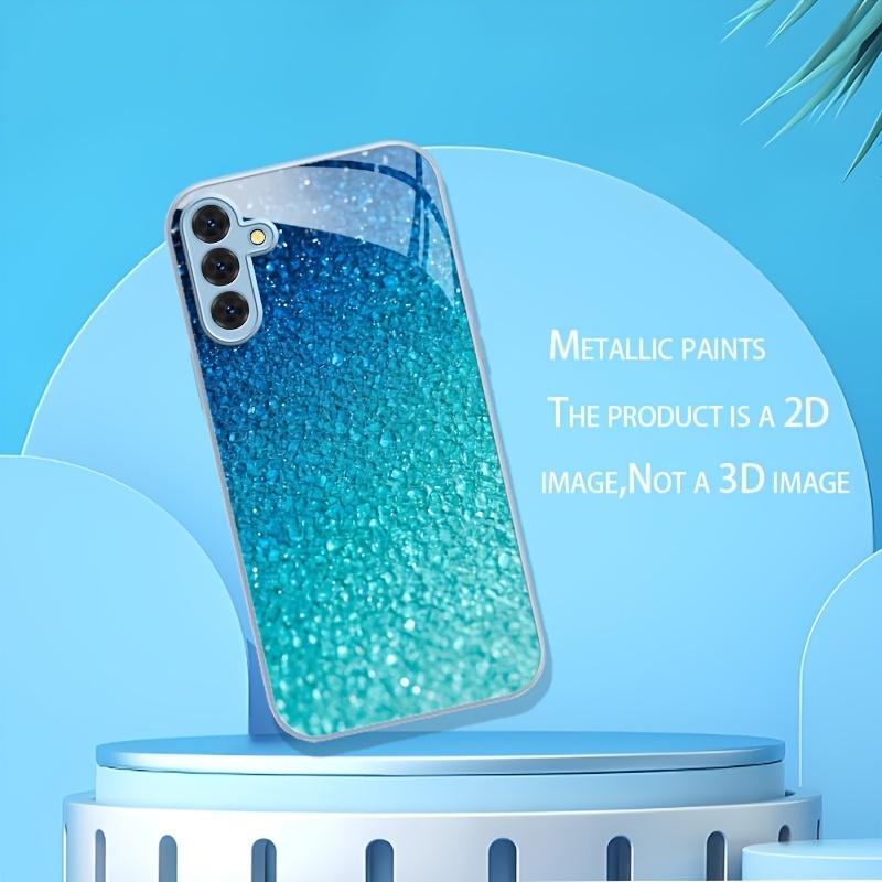 Blue Tears New Hot-selling Exquisite Beautiful PhoneCase Glass PhoneCase for Samsung Galaxy S26 S25 S24 S23 S22 FE Ultra Plus