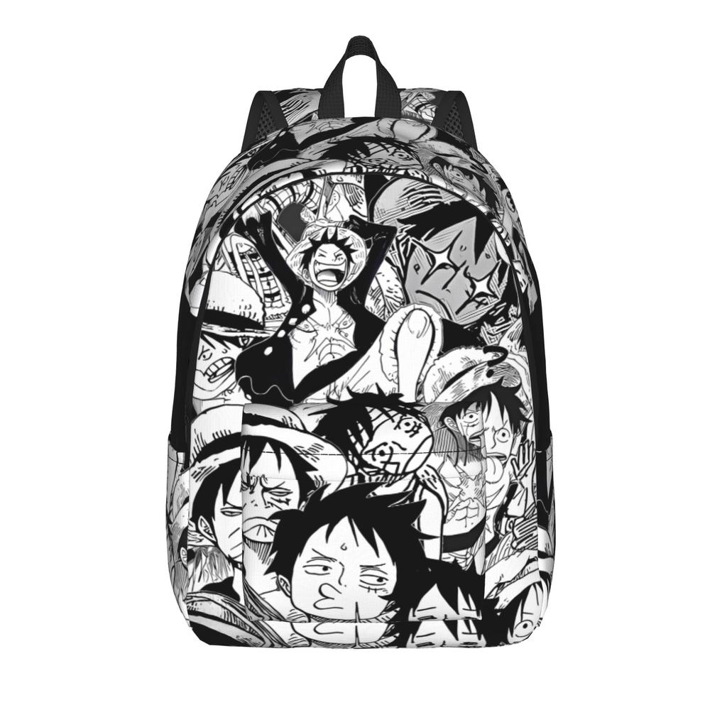 Plain Green Cute Zoro One Piece Backpack Streetwear Backpacks Female Cycling Lightweight High School Bags High Quality Rucksack