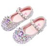 Sparkly Sequin Princess Shoes: 2025 Spring/Autumn Soft Leather Shoes for Girls – Comfortable & Versatile Performance Footwear