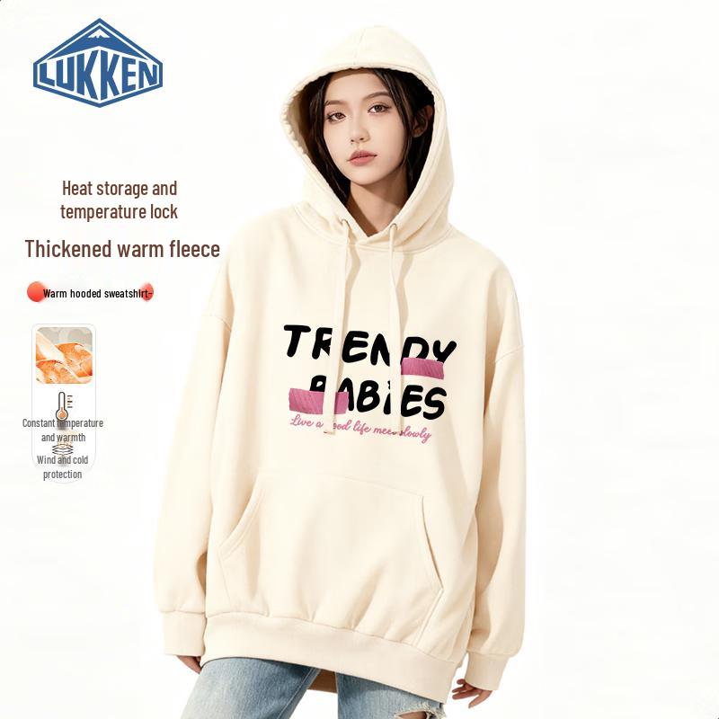 

LUKKEN Women s Trendy Plush Lined Hooded Sweatshirt S