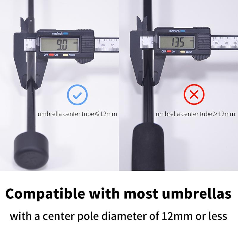 Backpack Umbrella Clip Handsfree Holder Outdoor Backpack Use Umbrella Support Mount Hiking Fixed Umbrella Holding Device