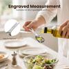 6pcs/set Food-grade Stainless Steel Measuring Spoon Anti-Scratch Sugar Coffee Powder Spice Scoop for Home Baking Daily Cooking