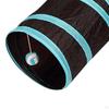 Cat Tunnel Foldable Passage with Play Ball Activity Center Puzzle Toys