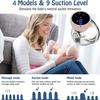 1pcs Wearable Electric Breast Pump Hands-Free,Anti-Reflux Painless Breast-Feeding Low-noise LED Display USB Rechargeable