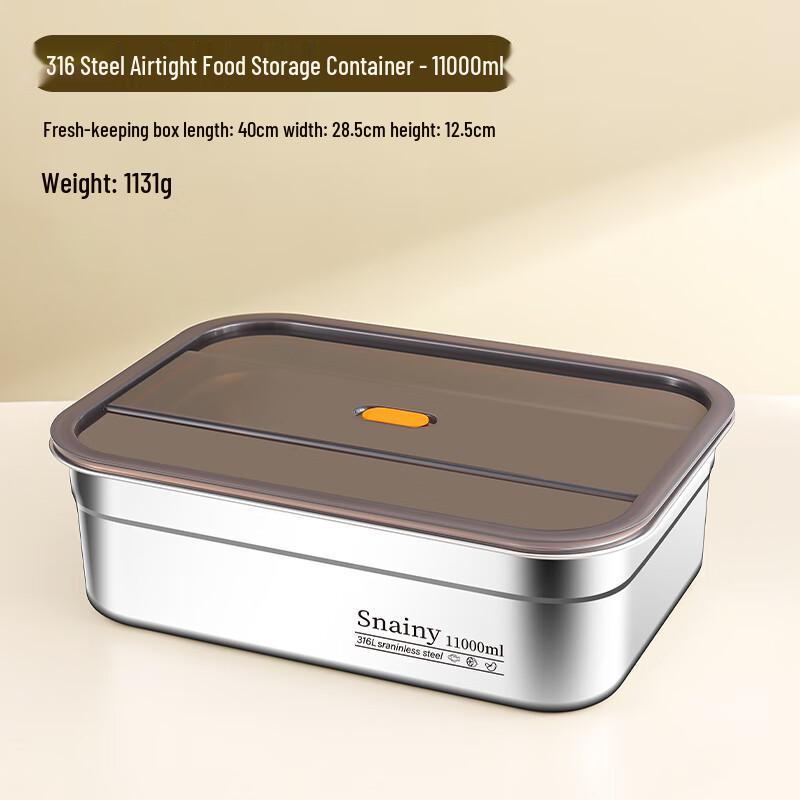 

316 Stainless Steel Food Storage Container with Handle