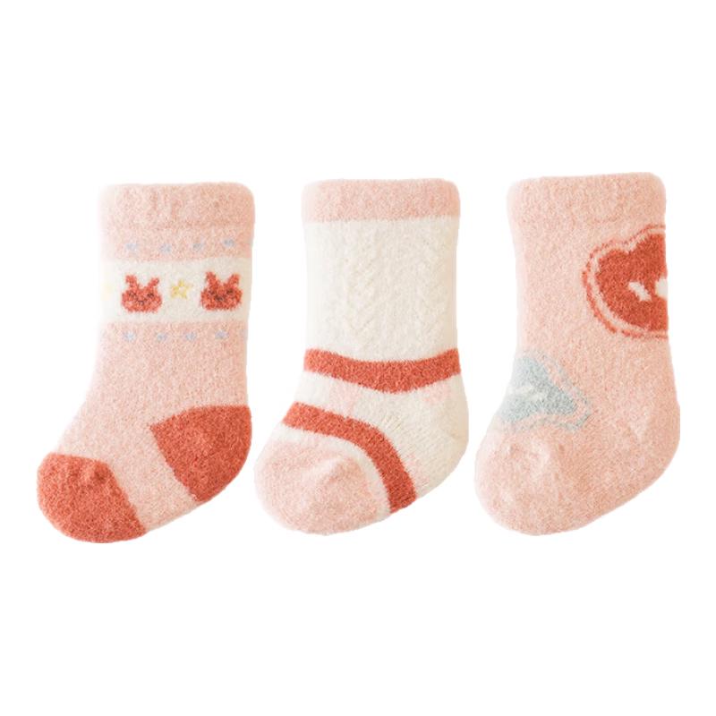October Crystal Baby Warm Mid-Calf Socks 8-10