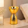Iron Metalwork Fragrances Vessel with Raised Display Bowl for Living Room, Bedroom, Study and Tea Room Placement Indoors