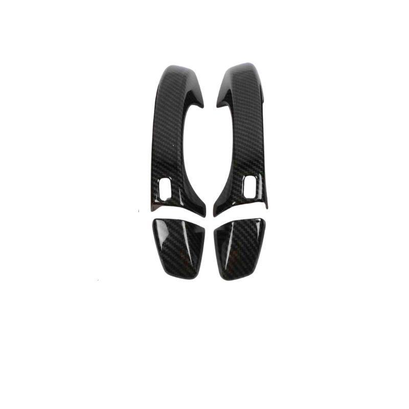Carbon Fiber Texture Door Handle Cover for 13-19 SEAT Leon MK3 Sedan