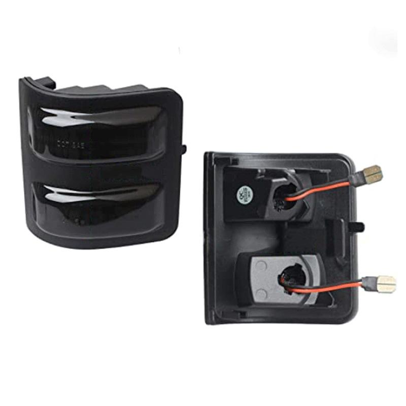 2* 12V LED Car Side Mirror Marker Running+Turn Signal Lights 7C3Z-13776-A for Ford F150 F250 F350 F450 F550 Super Duty 2008-2016