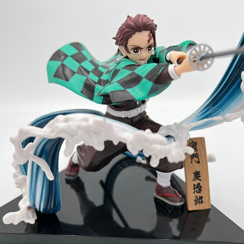 Demon Slayer Anime Figure Kamado Tanjirou Kimetsu No Yaiba Action Figure Kokushibou /Daki Figurine Doll Toys