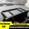 For Citroen C5X    Storage Box Behind the Screen Hidden Storage Box Central Control