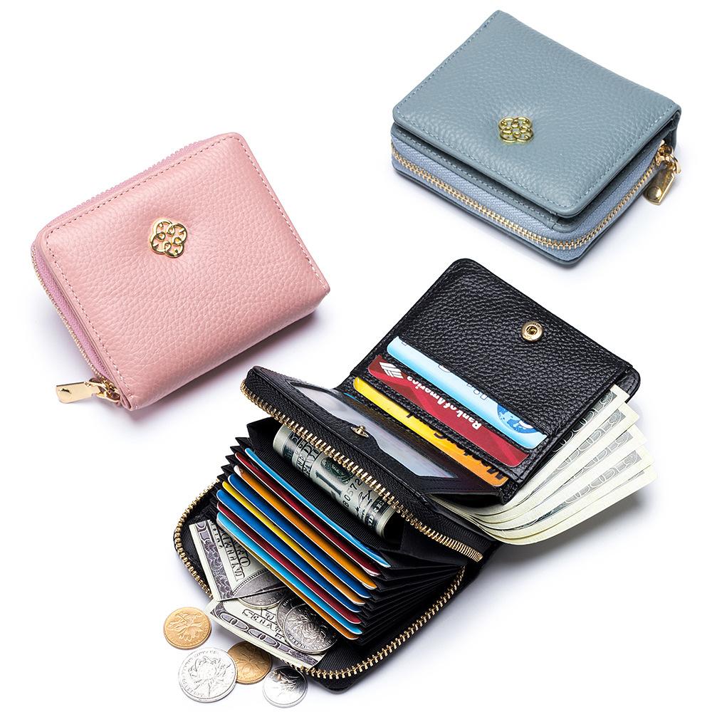 New short wallet women's fashion large-capacity change bag card bag wallet integrated storage bag women's bag