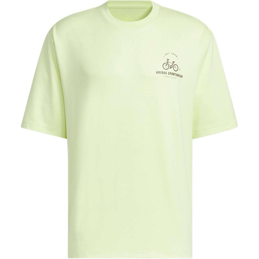 Adidas VB Tee1 Sports Casual Short Sleeve T-Shirt Men Tops Light-Yellow JN9447