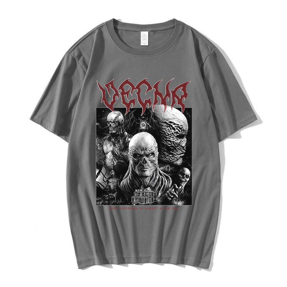 Eddie Munson Summer Printed Tshirt Fashion Casual Cotton Tshirt Y2K Street Clothing Men Women Tshirt Hotselling S