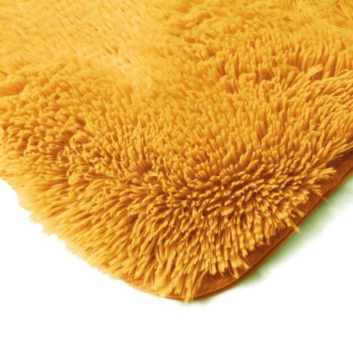 Extra Soft Yellow Thin and Flexible Base Rug 120x170