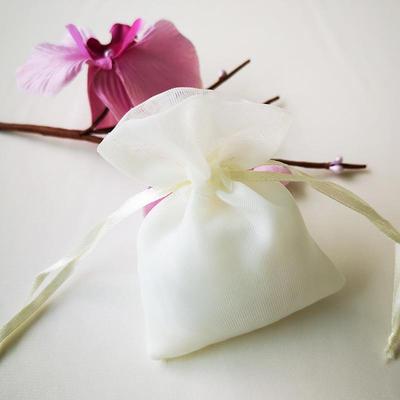 Handmade Pearl Gauze Double-Layer Drawstring Gift Pouch