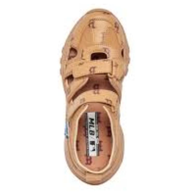 New MLB Sandal Chunky Mask Mask Monotive Boston Red Sox Boston Red Sox Clogs Unisex Brown 3ASDCMV33-43SAS