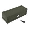 5 Slot Watch Box Watch and Jewelry Case Dust Resistant Watch Storage Organizer for Home Travel Green