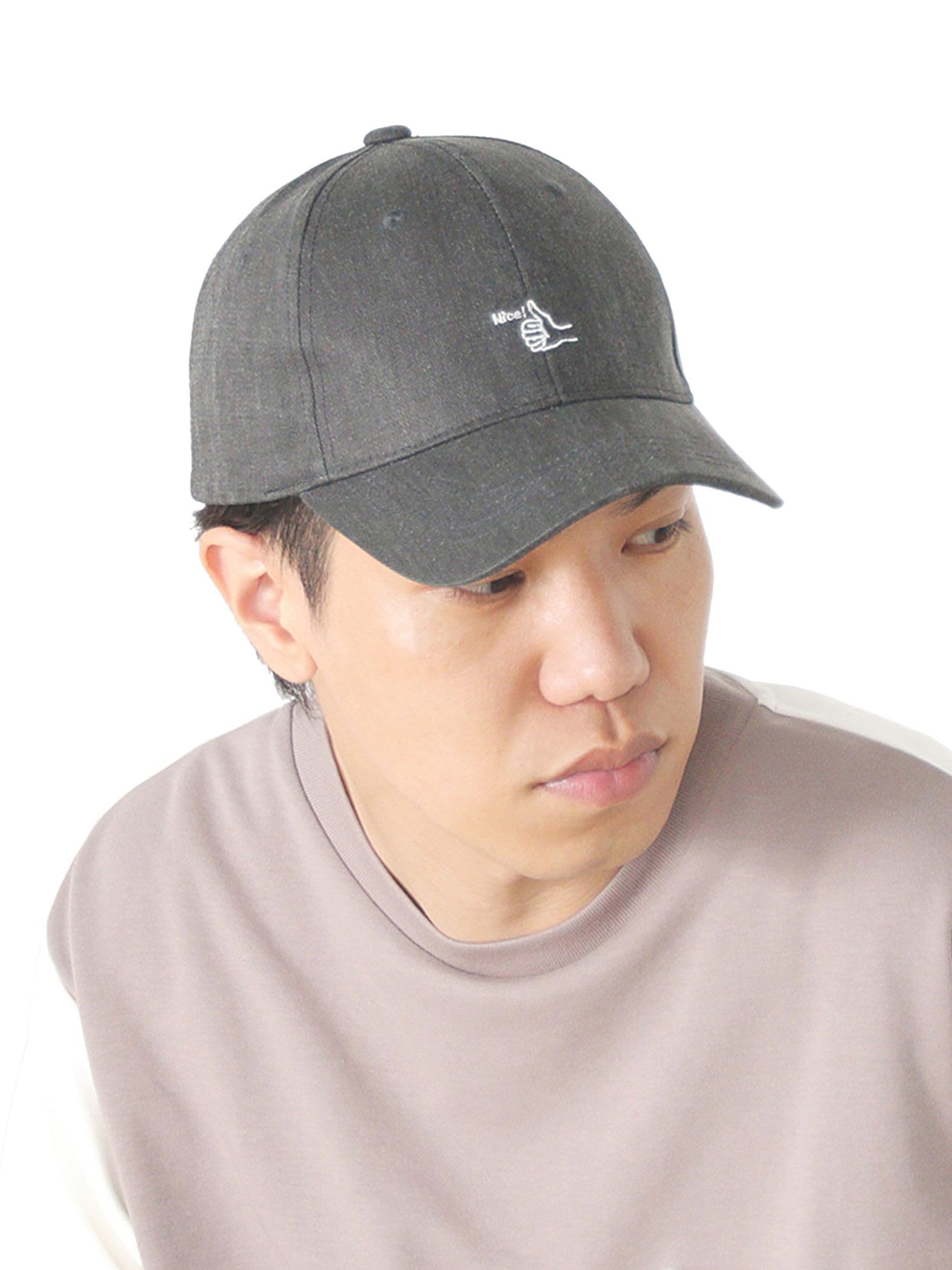 

Кепка мужская вышитая Beams Heart Hand Sign, Черный/Свободный чёрный