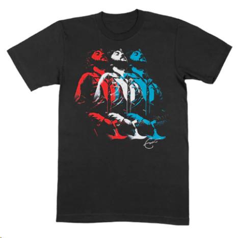 Eric Clapton Triple Photo T-shirt Unisex Heavy Cotton Reprint All Sizes