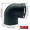 6X 42/60/75/90mm Plastic L-Shaped Air Pipe Elbow Outlet Connector For Webasto Eberspaecher Diesel Parking Car Heater Accessories