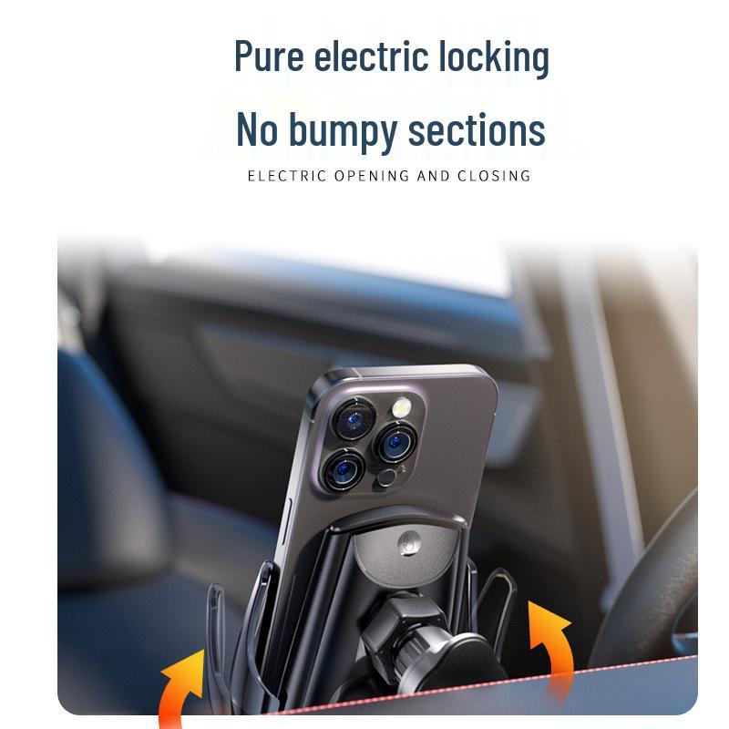 Q1 15W Kabellose Schnelllade-Autohalterung für Handy mit Induktionsöffnung & -schließung