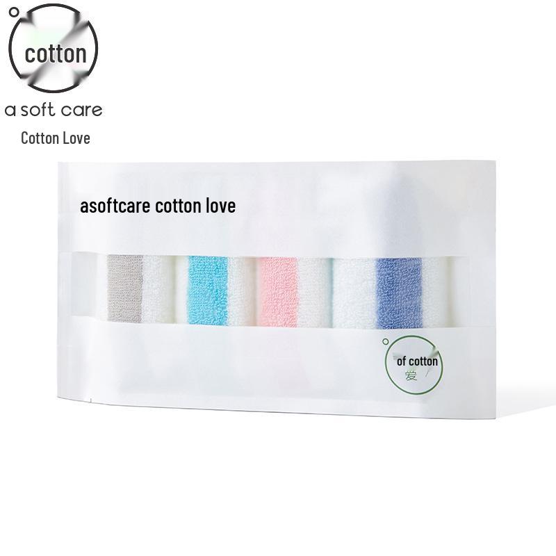 4-Pack Pure Cotton Small Towels for Face and Bath: Absorbent, Lint-Free, Unisex Washcloths
