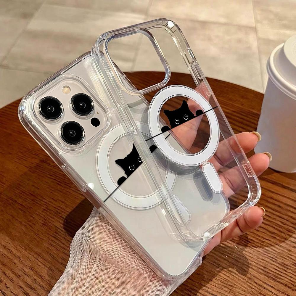 Magnetic Phone Case for iPhone 12 14 16 17 Pro 17 16 15 14 13 12 Pro Max  12 13 14 15  16 High Quality Shockproof Shell Full Protection Cute Style