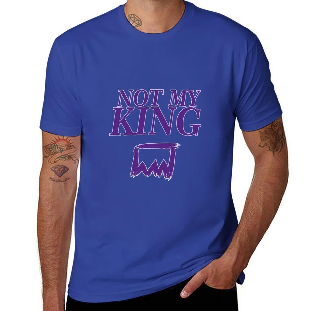 Not My king TShirt korean fashion summer tops mens clothes