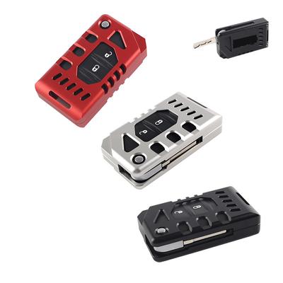 For Jeep Wrangler JL & Gladiator JT 18-21 Aluminum Key Fob Cover Case Protection