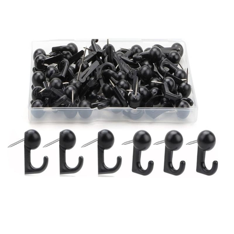 30/50 Pcs Push Pin Picture Hooks Decorative Thumb Tacks Picture Hanging Nails Bulletin Board Hooks for Hanging