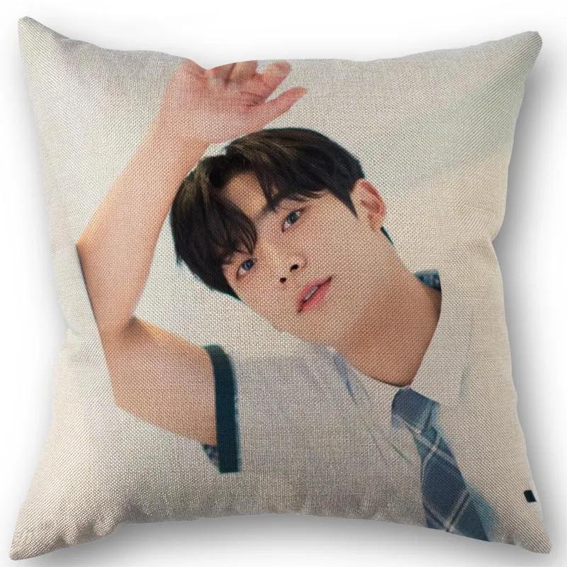 45X45cm Pillow Cover SF9 Rowoon Square Zipper Cotton Linen Pillow Cases Bedroom Home Wedding Decorative Pillowcase 0913