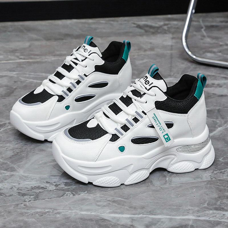 

Кроссовки для женщин 2025 Дизайнерские Платформа Повседневные Спортивные Беговые Кроссовки Студенческие Сочетание Цветов Модные Кроссовки Массивные Mujer 40