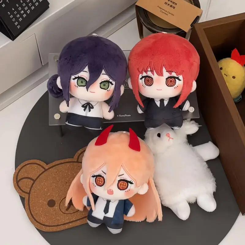 Chainsaw Man Q Version Makima Charakter Zweidimensionaler Plüsch PP-Baumwollfüllung Weiche Handpuppe Schlüsselanhänger Reißverschluss Dekoration Geschenk