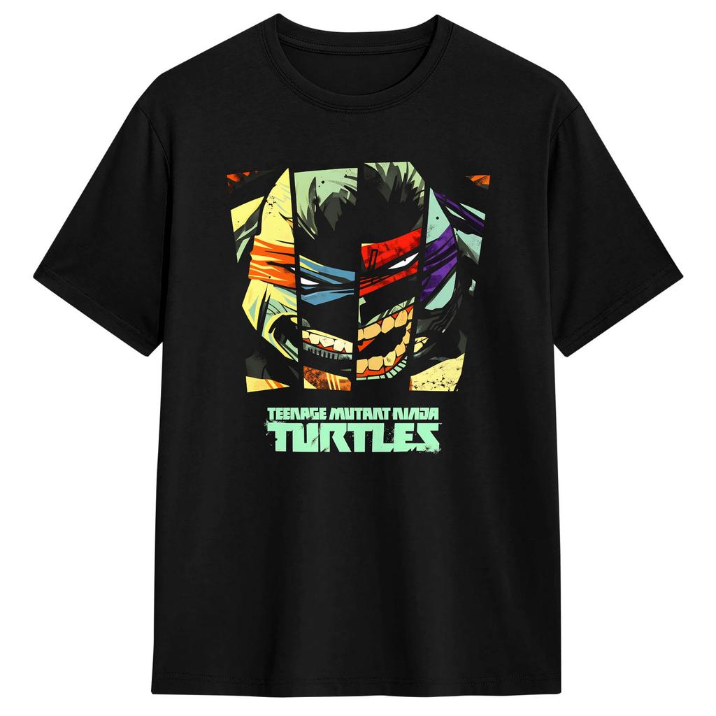 TMNT Face Strips Eastman TShirt Men Vintage TShirts Summer Breathable Harajuku Tee Shirt Cheap Oversized Tops