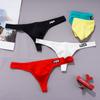 Bragas de algodón para hombre, calzoncillos elásticos ultrafinos y transpirables de talla M-XL, ropa interior para hombre, tangas